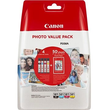 Canon CLI-581 BK/C/M/Y Photo Value