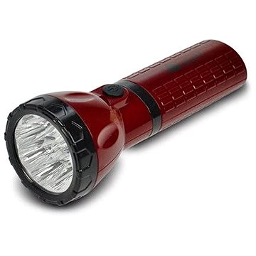 Solight tölthető LED-es zseblámpa piros-fekete