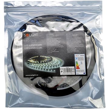 Solight LED fényszalag, 5 m, SMD5050 60 LED/m, 14,4 W/m, IP65, hideg fehér
