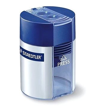 STAEDTLER kétlyukú tartályos hegyező, kék