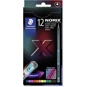 STAEDTLER Norix Színes ceruza készlet, 12 különböző szín