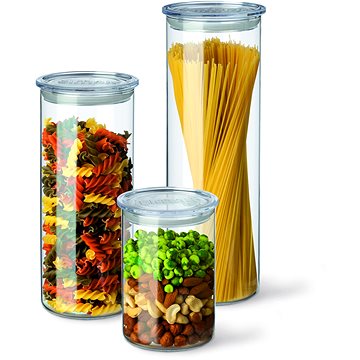 SIMAX Üvegedény készlet 3db 0.5l, 0.8l, 1.4l