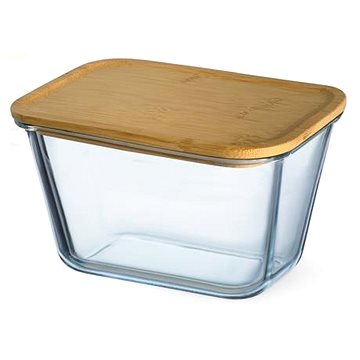 SIMAX tartó bambusz fedéllel, 1,35 l
