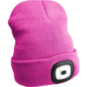 SIXTOL Télisapka, 45 lm, tölthető, USB, univerzális méret, rózsaszín