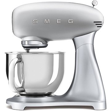 SMEG 50's Retro Style 4,8 l ezüst, rozsdamentes acél keverőtállal