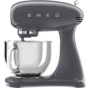 SMEG 50's Retro Style 4,8 l szürke, rozsdamentes acél tállal