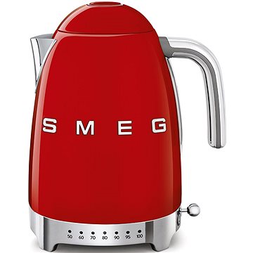 SMEG 50's Retro Style 1,7 l LED kijelző piros