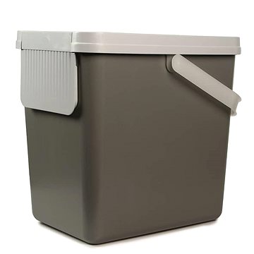 SNIPS szelektív szemetes, 25 l, szürke + világosszürke fedél