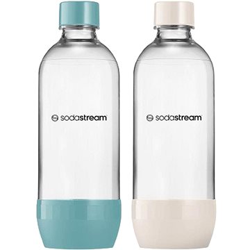 Sodastream Jet Palack, kék/homokszín, 2×1 l