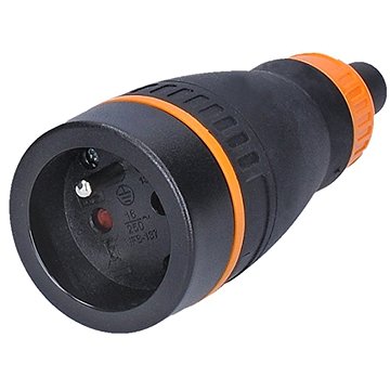 Solight Aljzat, egyenes, IP40, fekete-narancssárga
