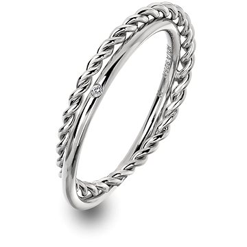 HOT DIAMONDS Jasmine DR210/O (Ag 925/1000, 2 g), 55-ös méret