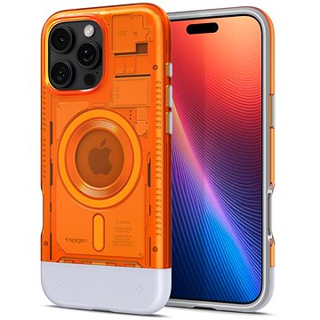 Spigen Classic C1 MagSafe Tangerine iPhone 16 Pro Max tok