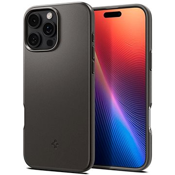 Spigen Thin Fit MagSafe Gunmetal iPhone 16 Pro tok