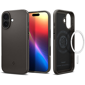 Spigen Thin Fit MagSafe GunMetal iPhone 17 tok