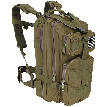 Trizand 23243 Katonai hátizsák, 26 l, zöld