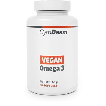 GymBeam Vegán Omega-3, 90 kapszula