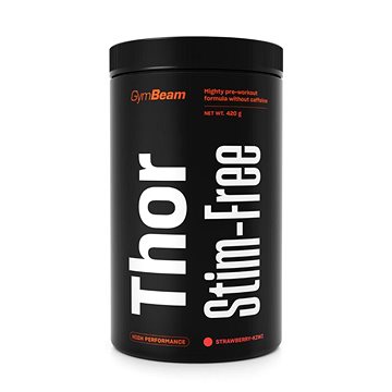 GymBeam Thor Stim-free, 420 g, eper - kivi