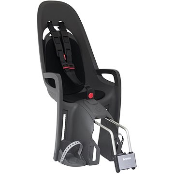 HAMAX kerékpáros ülés zárral Zenith grey/black