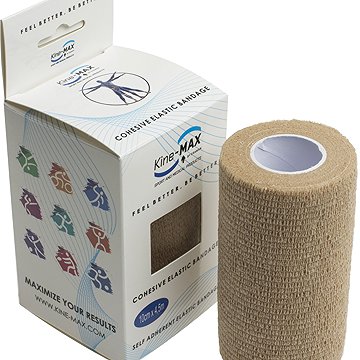 Kine-MAX Cohesive Elastic Bandage 10 cm × 4,5 m, bézs