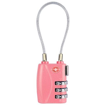 Kufryplus TSA TL216 rózsaszín, zsinórral