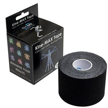 KineMAX Classic kineziológiai tapasz (fekete)
