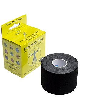 KineMAX SuperPro Pamut kineziológiai tapasz (fekete)