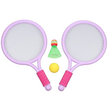 Merco Racket Ball Games ütőkészlet labdákkal, lila, 2 készlet