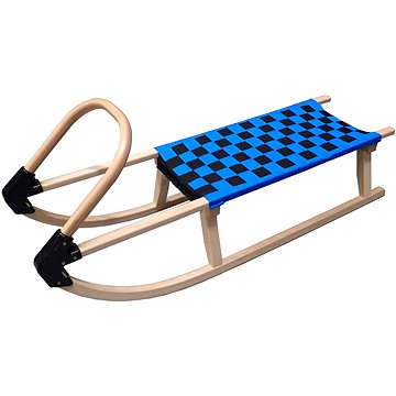 Acra fa szánkó pántokkal 110 cm kék