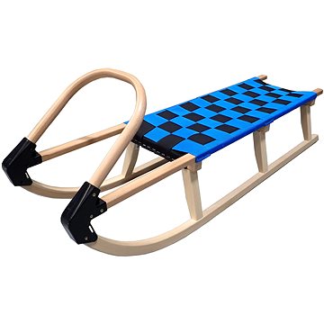 Acra fa szánkó pántokkal 125 cm kék