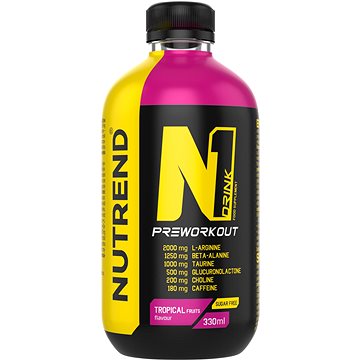 Nutrend N1 Drink 330 ml, trópusi gyümölcs