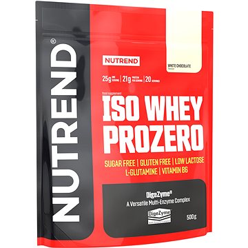 Nutrend ISO Whey Prozero 500 g, fehér csokoládé
