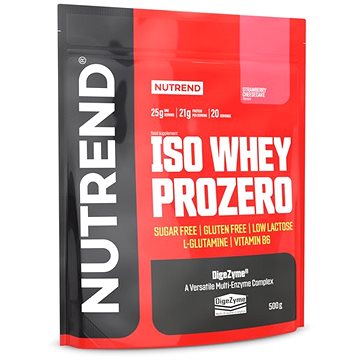 Nutrend ISO WHEY PROZERO, 500 g, süteménykrém