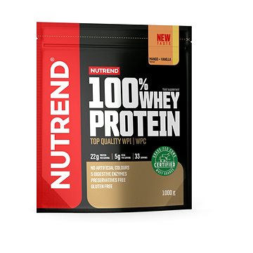 Nutrend 100% Whey Protein 1000 g, mangó+vanília