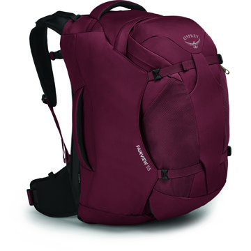 Osprey Fairview 55 l, Zircon Red