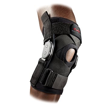 McDavid Hinged Knee Brace with Crossing Straps 429X, fekete M