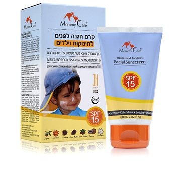 Mommy Care - Ásványi arcápoló naptej babáknak és gyerekeknek 60 ml - SPF 15