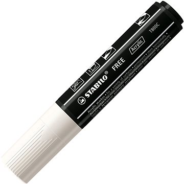 STABILO FREE Acrylic T800C 4 - 10 mm, fehér