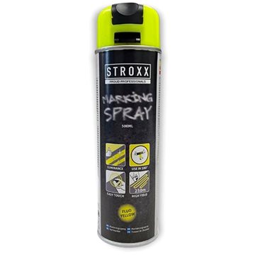 STROXX Značkovací sprej 500 ml rychleschnoucí fluorescenční žlutý