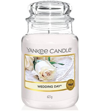 YANKEE CANDLE Classic Wedding Day, nagyméretű, 623 gramm