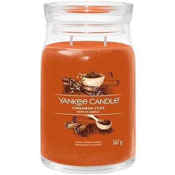 YANKEE CANDLE Signature üveg 2 kanóc Cinnamon Stick 567 g