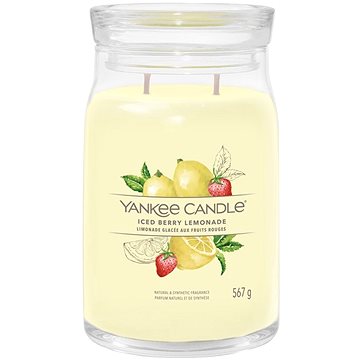 YANKEE CANDLE Signature üveg 2 kanóc Icy Berry Lemonade 567 g