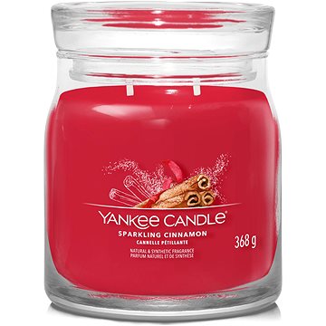 YANKEE CANDLE Signature Sparkling Cinnamon - 2 kanóc, 368g