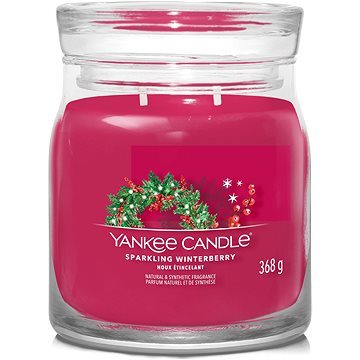 YANKEE CANDLE Signature Sparkling Winterberry - 2 kanóc, 368g