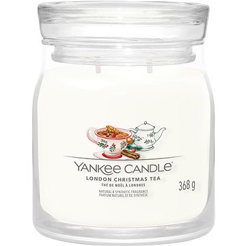 YANKEE CANDLE Signature London Christmas Tea 368 g, 2 kanóc