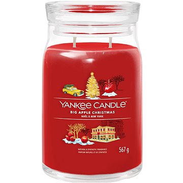 YANKEE CANDLE Signature Big Apple Christmas 567 g, 2 kanóc