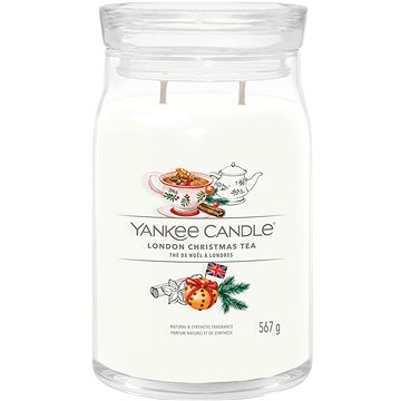 YANKEE CANDLE Signature London Christmas Tea 567 g, 2 kanóc