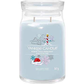 YANKEE CANDLE Signature North Pole Hideaway 567 g, 2 kanóc