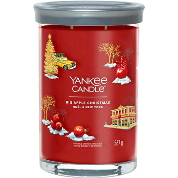 YANKEE CANDLE Signature Tumbler Big Apple Christmas, 567g - két kanócos