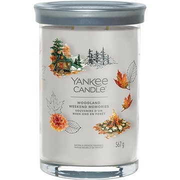 YANKEE GYERTYA Signature Tumbler Woodland Weekend Memories 567g, 2 kanóc