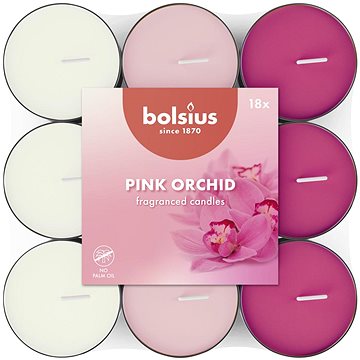Bolsius Pink Orchid 260 g, 18 db